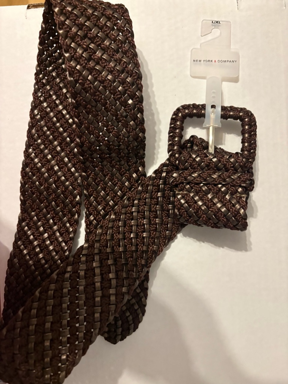 New York & Company Brown is Woven  Belt